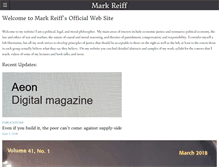 Tablet Screenshot of markreiff.org
